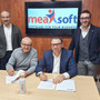 Al centro i titolari di Measoft srl, Davide Fornaca e Giorgio Cerruti, con i referenti Zucchetti