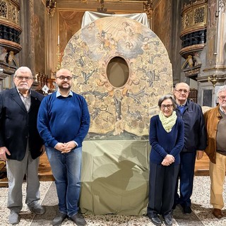 Ritorna all’antico splendore la tela settecentesca di San Michele