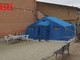 La tenda allestita alla Torretta (MerfePhoto)