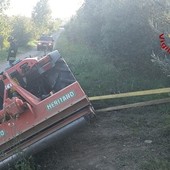 L'immagine (Vigili del fuoco), si riferisce all'ultimo incidente mortale sul lavoro nell'Astigiano