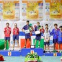 Dante Bonino il podio under 15 a coppie con argento di Bryan Collet e Greta Buniva     