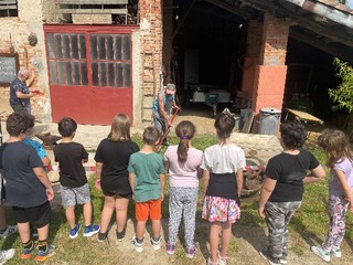 Alcune immagini della giornata passata in cascina