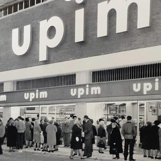 L'Upim in una foto d'epoca