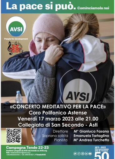 Il 17 marzo ad Asti un concerto per le missioni AVSI