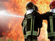Castell'alfero, in fiamme una legnaia: due squadre dei Vigili del Fuoco impegnate a domare il rogo