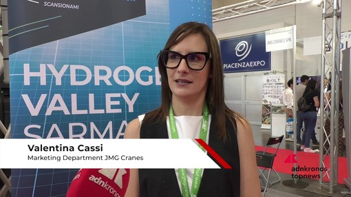 Hydrogen Expo 2026: Cassi (JMG Cranes), 'rafforziamo strategia su H2 tra innovazione e sostenibilità'