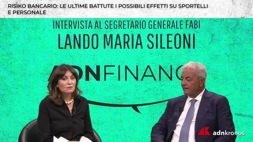 Risiko bancario, Sileoni: "Pronti a gestire nodo occupazione"