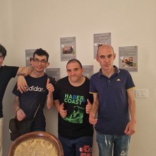 Alcuni ragazzi del progetto