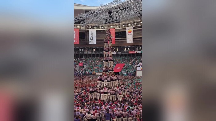 In Spagna la gara più grande al mondo di Castells, le celebri torri umane