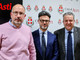 Verducci con a fianco il sindaco Rasero e l'assessore Origlia (Merfephoto)