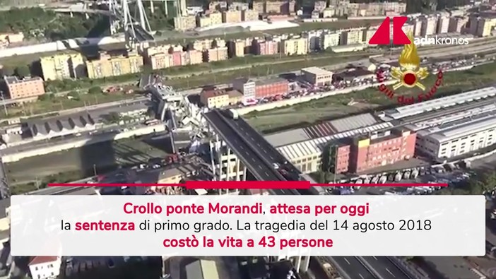 Crollo ponte Morandi, attesa per oggi la sentenza di primo grado