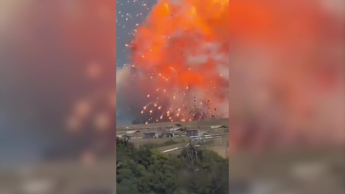 Roma, esplode stabilimento di munizioni a Colleferro