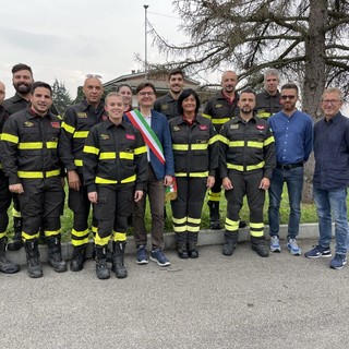 Alberi secchi e pericolosi? A Villanova l'addestramento dei vigili del fuoco aiuta il paese