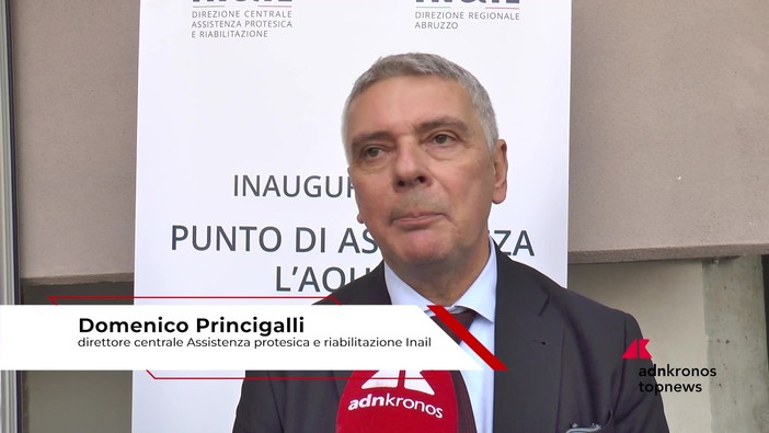 Princigalli (Inail): "Assistenza protesica più vicina agli assistiti: a L'Aquila il settimo presidio di prossimità"