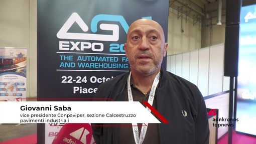 Fiere: Saba (Conpaviper), 'ad Agv Expo per sottolineare centralità pavimentazioni in logistica automatizzata' Fiere: Saba (Conpaviper), 'ad Agv Expo per sottolineare centralità pavimentazioni in logistica automatizzata'