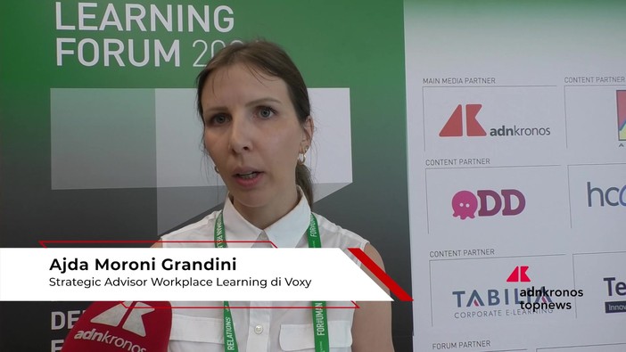 Learning Forum 2026: Moroni Grandini (Voxy), 'necessario tradurre ascolto bisogni learner in leva strategica'