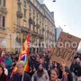 Cortei Milano, la protesta unisce le generazioni 'la cultura disarma' Cortei Milano, la protesta unisce le generazioni 'la cultura disarma'