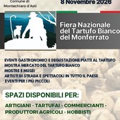 Profumo di tartufo a Montechiaro d'Asti: aperte le candidature per gli espositori