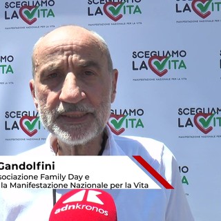 Pro Vita &amp; Famiglia: Gandolfini, 'Il diritto alla vita è il fondamento di ogni società civile'