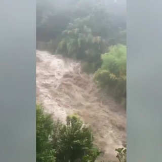 Maltempo in Toscana, pioggia record nella zona di Bagnone