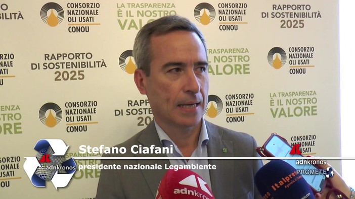 Ambiente: Ciafani (Legambiente), 'picchi straordinari di raccolta e rigenerazione olio minerale' Ambiente: Ciafani (Legambiente), 'picchi straordinari di raccolta e rigenerazione olio minerale'