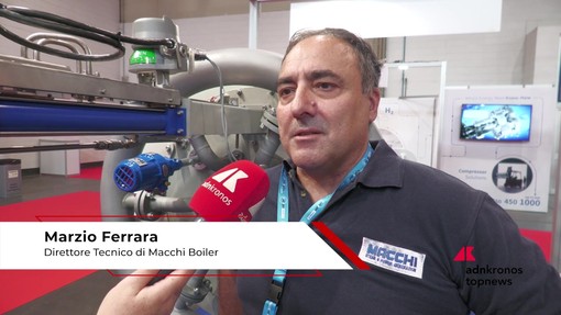 Hydrogen Expo 2026: Ferrara (Macchi Boiler), 'ci auguriamo che l'Italia segua crescita H2 che vediamo negli Usa' Hydrogen Expo 2026: Ferrara (Macchi Boiler), 'ci auguriamo che l'Italia segua crescita H2 che vediamo negli Usa'