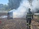 Incendio sterpaglie a Cortandone coinvolge mezzo agricolo