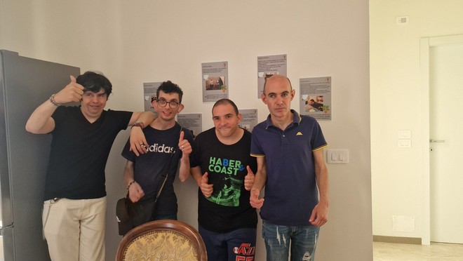 Alcuni ragazzi del progetto Alcuni ragazzi del progetto