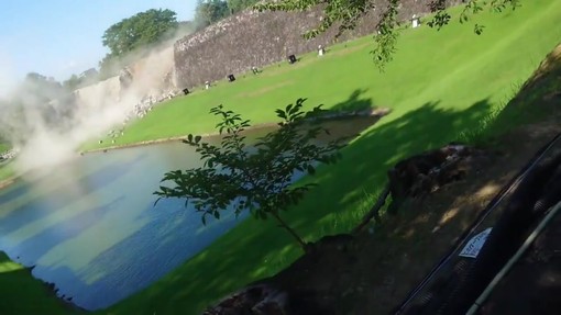 Terremoto in Giappone, frana il muro dell'antico castello di Kumamoto