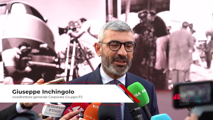 Inchingolo (Gruppo FS): "Onore presentare nuovo spot alla Festa del Cinema di Roma, ferrovie raccontano storia dell'Italia"