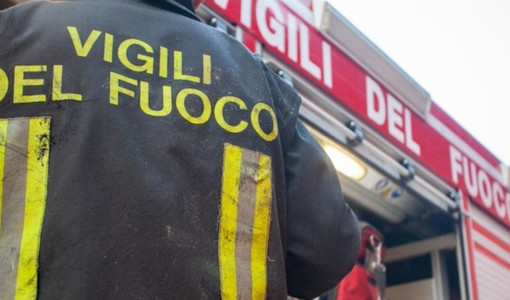 Incendio in un appartamento in piazza Castigliano