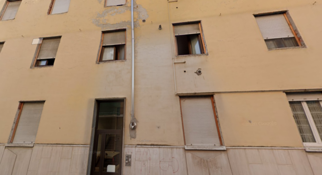 Una parte del condominio di via Fiume Una parte del condominio di via Fiume