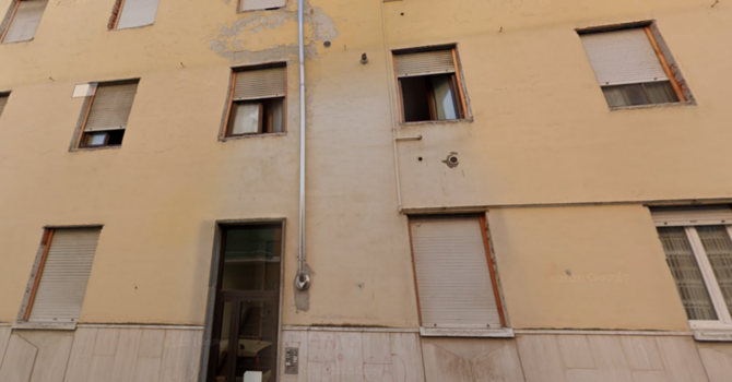 Una parte del condominio di via Fiume Una parte del condominio di via Fiume