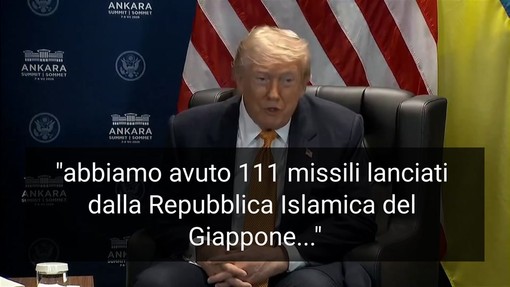 Trump e le gaffe al vertice Nato: Iran diventa Giappone e Zekensky è Putin Trump e le gaffe al vertice Nato: Iran diventa Giappone e Zekensky è Putin