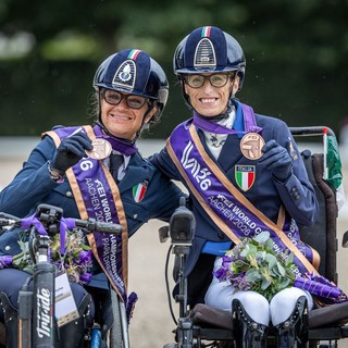 Paradressage, Morganti e Salvadè doppio bronzo in apertura ai Mondiali di Aachen