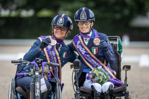 Paradressage, Morganti e Salvadè doppio bronzo in apertura ai Mondiali di Aachen Paradressage, Morganti e Salvadè doppio bronzo in apertura ai Mondiali di Aachen