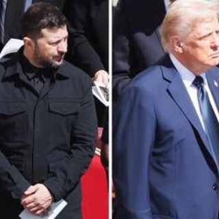 Zelensky ai funerali del Papa senza la mimetica, Trump 'stecca'