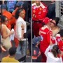 Kim Kardashian a Montecarlo, 'ruba' asciugamano ad Antonelli e bacia Hamilton