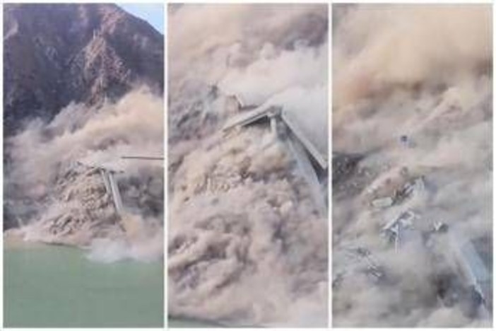 Cina, crolla un ponte di 758 metri. Era stato inaugurato da pochi mesi