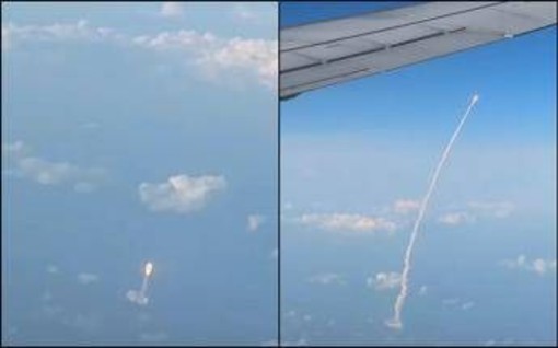 Artemis II verso la Luna, il lancio visto dai passeggeri in volo