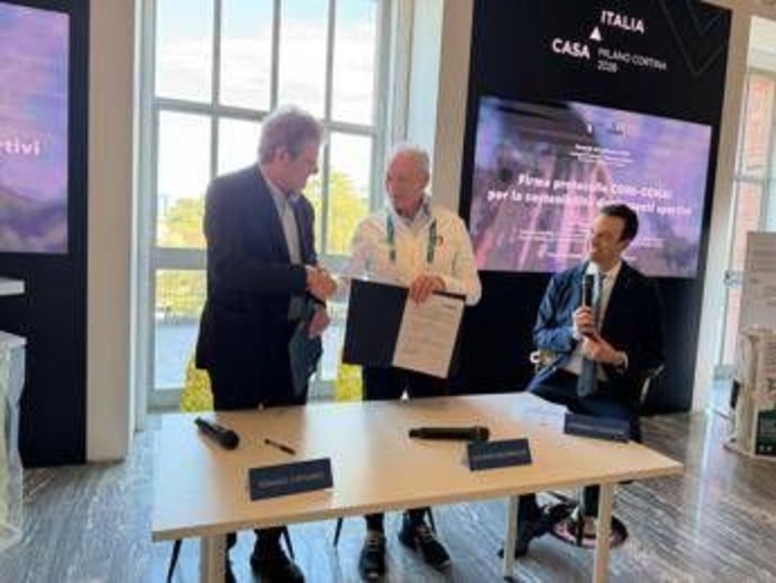 Milano-Cortina, firmato protocollo Coni-Conai per sostenibilità eventi sportivi Milano-Cortina, firmato protocollo Coni-Conai per sostenibilità eventi sportivi