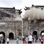 Cina, crolla il tetto della Torre del Tamburo: aveva 650 anni - Video
