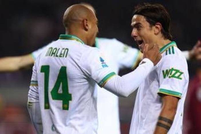 Torino-Roma 0-2, Malen e Dybala fanno volare Gasperini al quarto posto