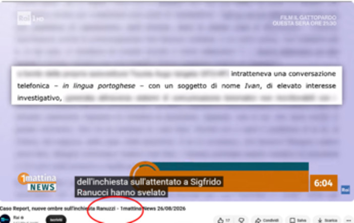 Ranucci diventa Ranuzzi sul canale Youtube di RaiPlay: si scatena l'ironia del web Ranucci diventa Ranuzzi sul canale Youtube di RaiPlay: si scatena l'ironia del web