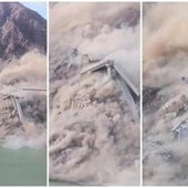 Cina, crolla un ponte di 758 metri. Era stato inaugurato da pochi mesi Cina, crolla un ponte di 758 metri. Era stato inaugurato da pochi mesi