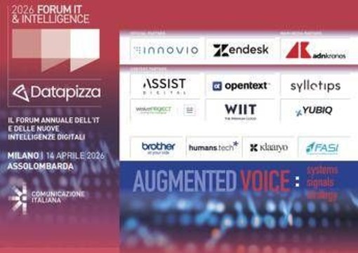 Forum IT &amp; Intelligence 2026, il 14 aprile in Assolombarda edizione dedicata alla “Augmented Voice”