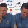Argentina, Scaloni scoppia a piangere e abbandona conferenza Argentina, Scaloni scoppia a piangere e abbandona conferenza