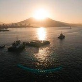 America’s Cup, sul lungomare Caracciolo arriva il 'pontone', l’isola che c’è verso Napoli 2027