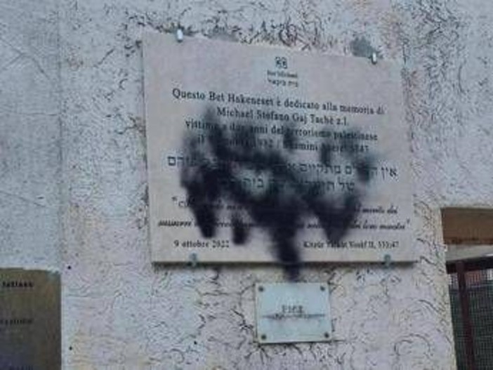 Vandalizzazione sinagoga a Monteverde, la procura indaga per odio razziale Vandalizzazione sinagoga a Monteverde, la procura indaga per odio razziale