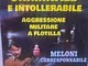 Al corteo di Milano fotomontaggio choc con Meloni vestita da gerarca nazista